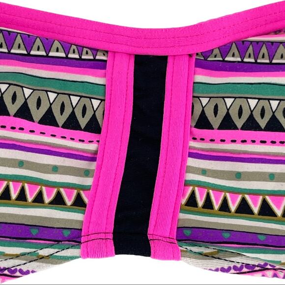 Forever 21 Women's Strapless Aztec Cut Out Bandeau Bikini Top Size Small S - Picture 3 of 7